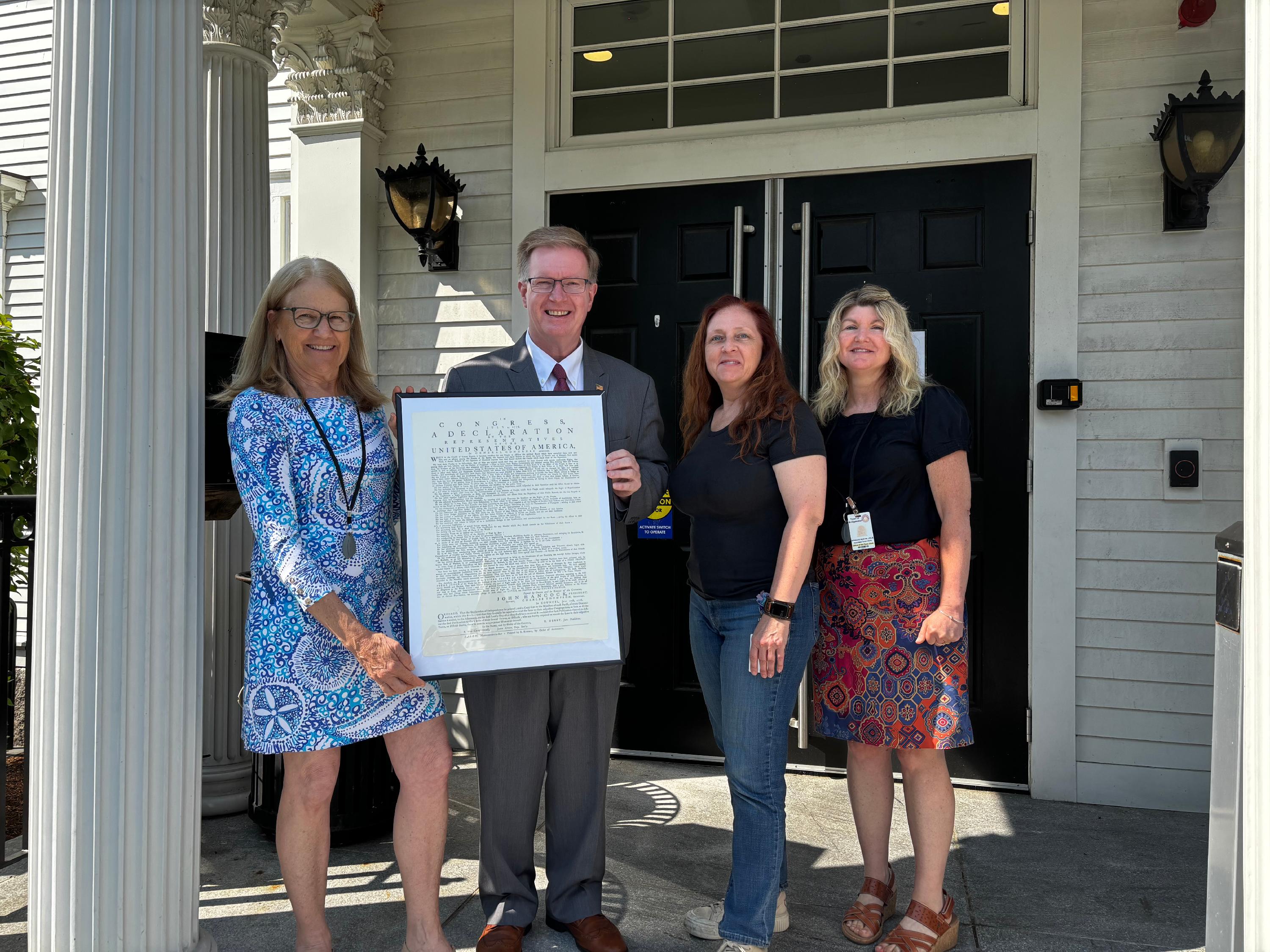 Declaration of Independence from State House - Franklin Printing Press